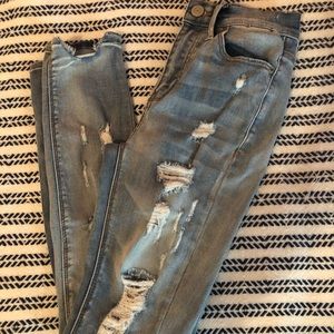 Distressed Mudd Jeans